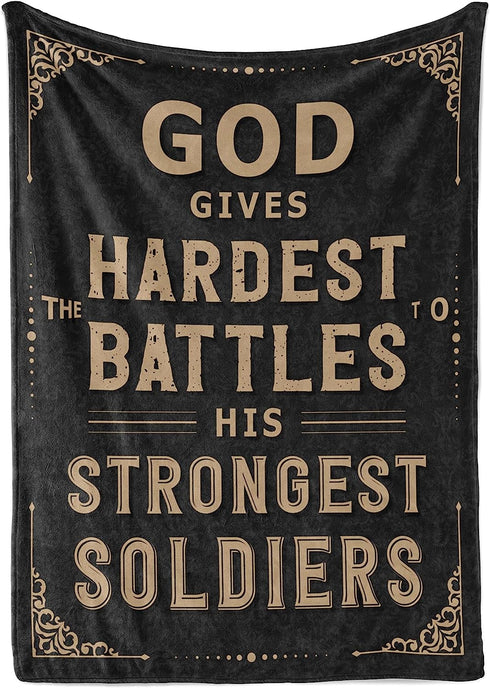 Throw Blanket - Get Well Gift for After Surgery, Cancer Gifts for Women,Chemo Patients |  You are Braver Than You Think